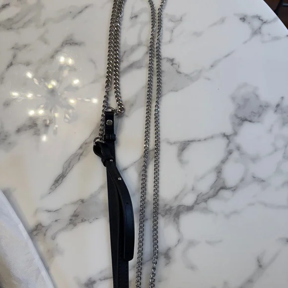 Prada Vitello Leather Double Zip Crossbody Bag, Black, Silver Hardware - Picture 14 of 15